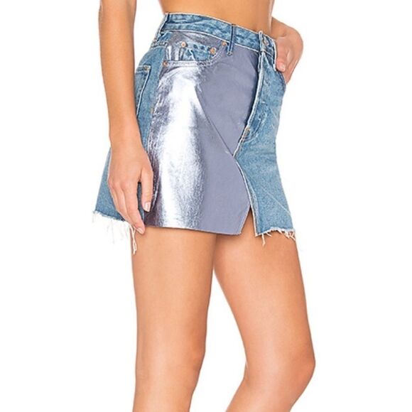 GRLFRND DENIM SKIRT - Picture 4 of 10